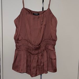 Express Dusty Rose spaghetti strap top